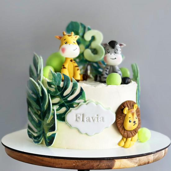 Jungle Animals cake 