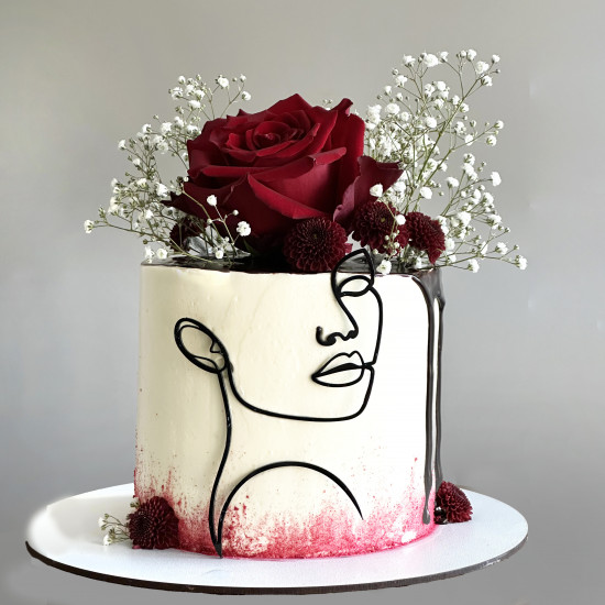 Fresh Flower Cake