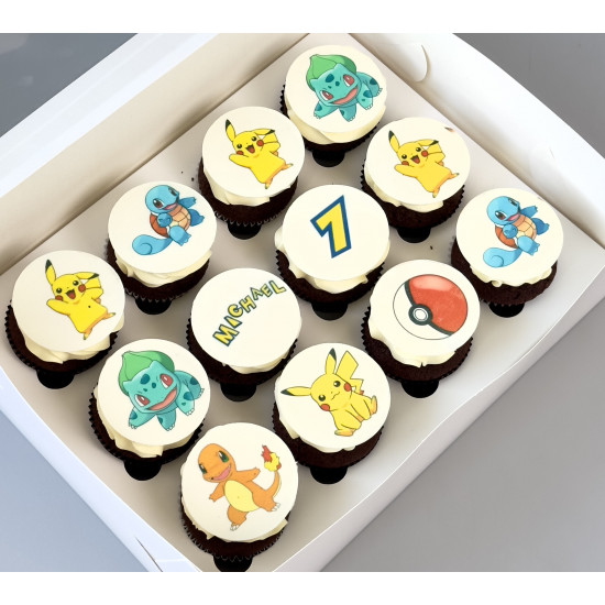 Custom Printed Cupcakes 