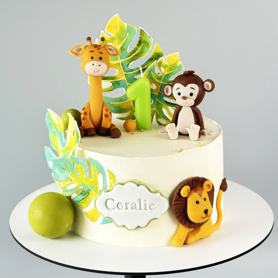 Jungle Animals cake 