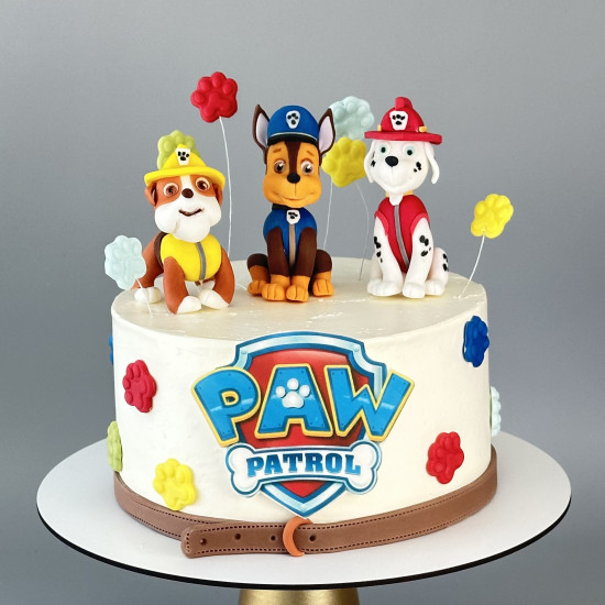 Paw Patrol Cake – with three characters