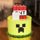 Minecraft cake