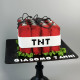 TNT Minecraft 3D Cake