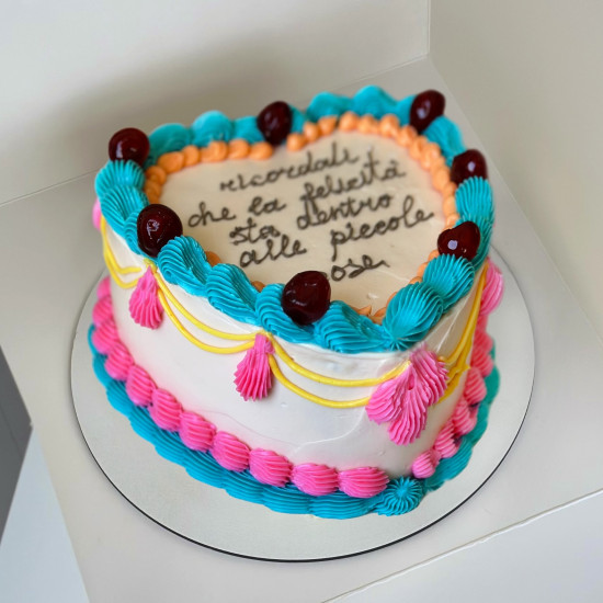 Multicolored Vintage Cake 