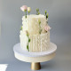 Floral wedding cake