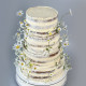Boho-Style Naked Cake 